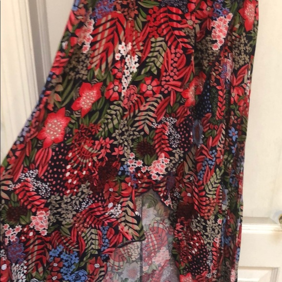 LAST 1! GIRLY & FLIRTY FLORAL TROPICAL MAXI DRESS - Picture 6 of 7